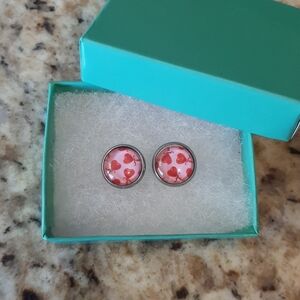 Heart Stud Earrings